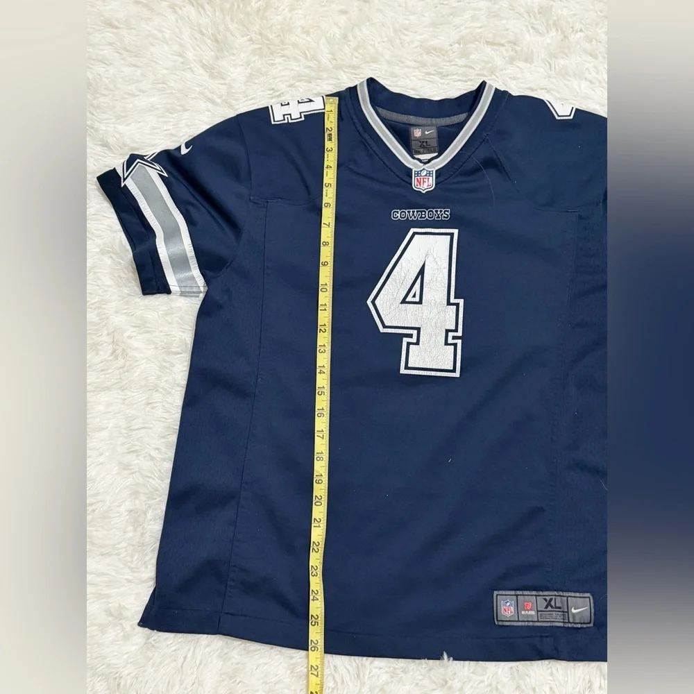 Dallas Cowboys Dak Prescott #4 Nike On Field Youth XL (18/20) NFL Jersey